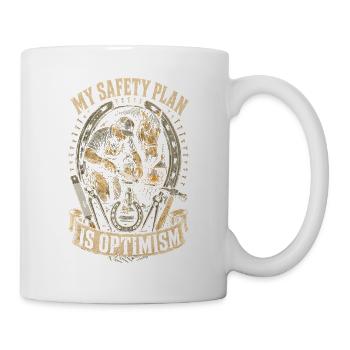 Farrier Farrier My Safety Plan Is Optimism - Mug - white - Right