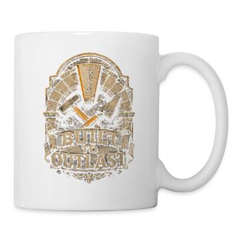 Tailleur de pierre La maçonnerie construite pour durer plus longtemps - Mug blanc - blanc - Droite