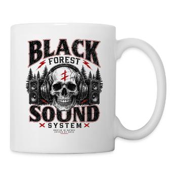 Black Forest Sound Skull - Mug - white - Right