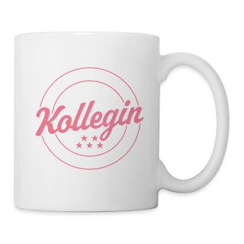 5 Sterne Kollegin Abschied Rente Jobwechsel - Tasse - Weiß - Rechts