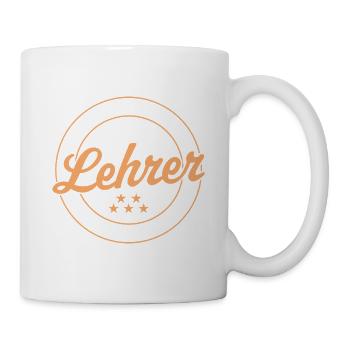 Bester Lehrer Abschied Jobwechsel Pension - Tasse - Weiß - Rechts