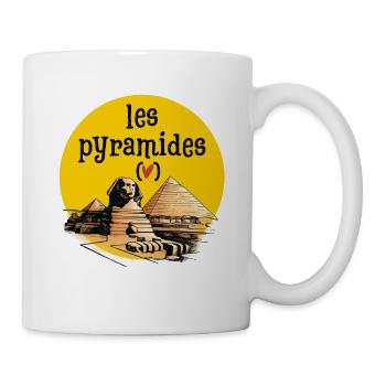 Egypt I love the pyramids - Mug - white - Right