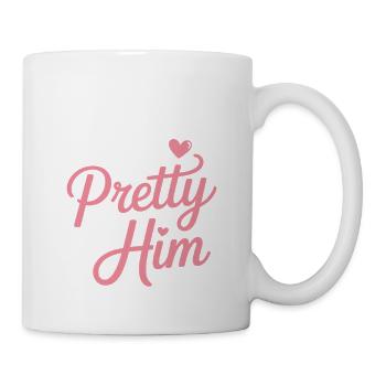 Too Pretty For Him Best Friend BFF Ex Breakup - Mug - white - Right