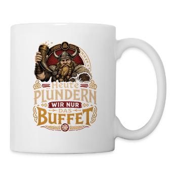 Wikinger  - Tasse - Weiß - Rechts