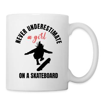 Skater Girl Power - Mug - white - Right
