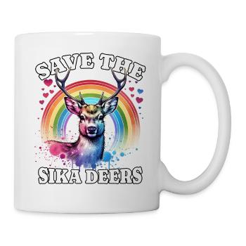 Sikahirsch Save Sika Deer - Mug - white - Right