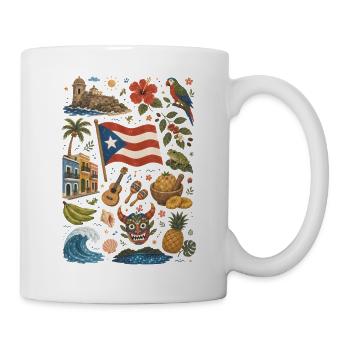 Puerto Rico | Caribbean, Music & Island Feeling - Mug - white - Right