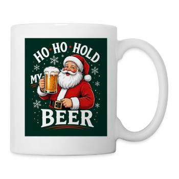 Noël Père Noël cool - Mug blanc - blanc - Droite