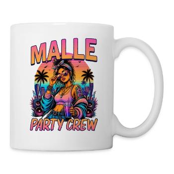 Malle Party Crew Summer Holiday Party - Mug - white - Right