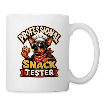Miniature Pinscher - Mug blanc - blanc - Droite