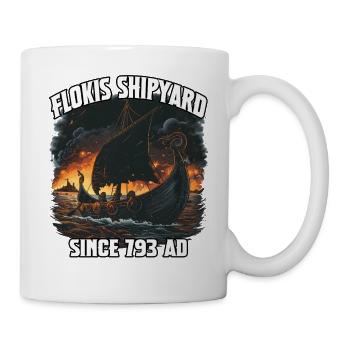 Viking Ship Flame Horizon - Mug - white - Right