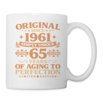 Original since 1961 Vintage 65th Birthday - Mug - white - Right