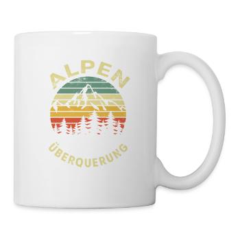 Alpen Überquerung 2026, Alpenüberquerung - Tasse - Weiß - Rechts