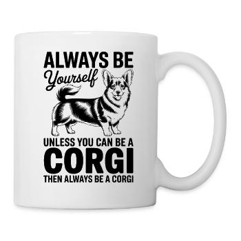 Welsh Corgi Cardigan Sprüche Lustig Corgi Geschenk - Tasse - Weiß - Rechts