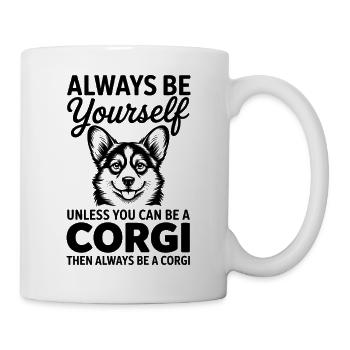 Welsh Corgi Cardigan Sayings Funny Corgi Gift - Mug - white - Right