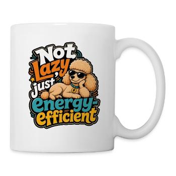 Caniche - Mug blanc - blanc - Droite