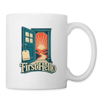 Homeroom Teacher Gift First Hello, First Day of Sc - Mug - white - Right