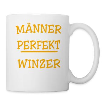 Winzer Sprüche - Tasse - Weiß - Rechts