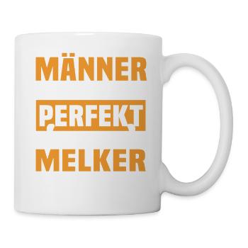 Lustige Melker Sprüche - Tasse - Weiß - Rechts