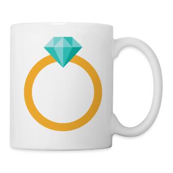 Diamond Ring - Mug - white - Right
