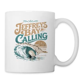 Jeffreys Bay Surfing - Mug - white - Right