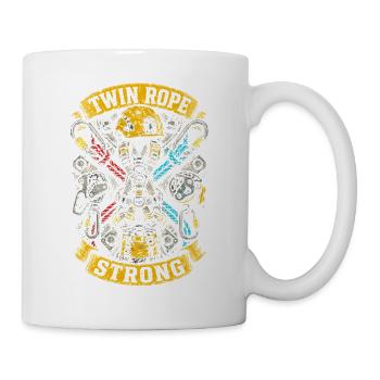 Industrial Climber Height Worker Twin Rope Strong - Mug - white - Right
