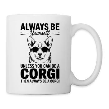 Welsh Corgi Cardigan Sprüche Lustig Corgi Geschenk - Tasse - Weiß - Rechts