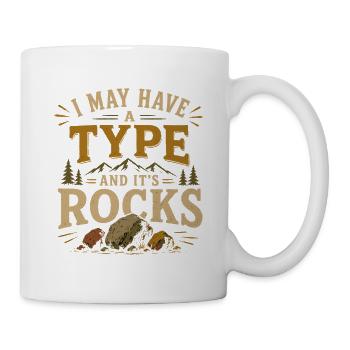 Steinsammler Geologie Gesteine Natur - Tasse - Weiß - Rechts