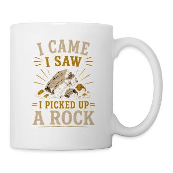 Collectionneur de pierres Géologie passionnée - Mug blanc - blanc - Droite