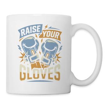 Raise Your Gloves Boxing Gloves - Mug - white - Right