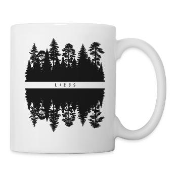 Wald - LIEBS - Tasse - Weiß - Rechts