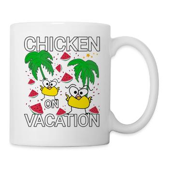 Chickens Holiday - Mug - white - Right