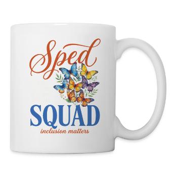 Sped Squad Butterfly Special Education Teacher - Mug - white - Right