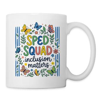 Sped Squad Butterfly Special Education Teacher - Mug - white - Right
