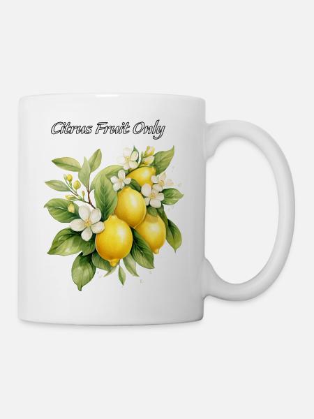 Citrus Fruit Only - Mug - white