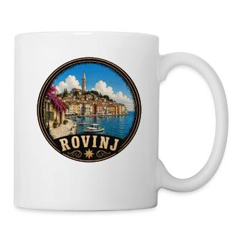Rovinj Kroatien Altstadt Urlaub Kultur - Tasse - Weiß - Rechts
