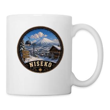 Niseko Hokkaido Winter Holiday Skiing Snowboard - Mug - white - Right