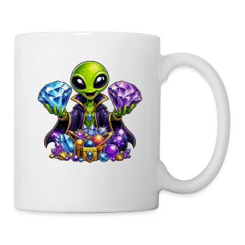 Alien Treasure Mage - Mug - white - Right