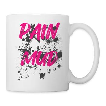 Mud forever Schlammlauf Mud Run Muddy Race - Mug - white - Right