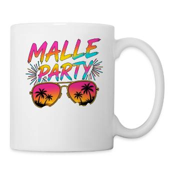 Malle Party Outfit Mallorca Summer Holiday - Mug - white - Right