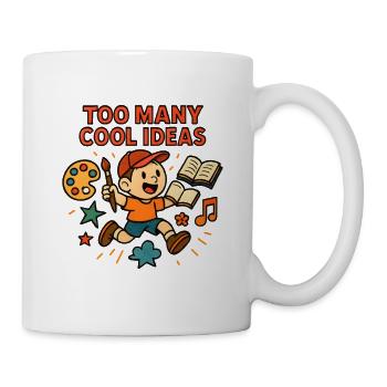 Trop d’idées cool – Creative Artist Child - Mug blanc - blanc - Droite