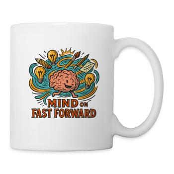 ThoughtTurbo Forward - Mug blanc - blanc - Droite