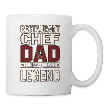 Restaurant Chef Dad The Idol The Professional Chef - Mug - white - Right