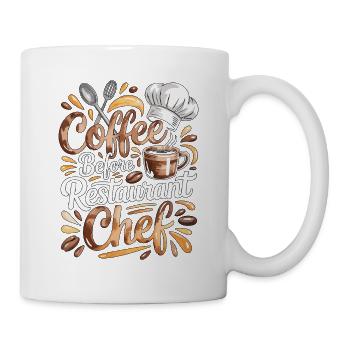 Restaurant Chef Coffee Culinary Arts Coffee Lover - Mug - white - Right
