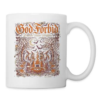 Dieu nous en garde les Sorcières d’Automne - Mug blanc - blanc - Droite