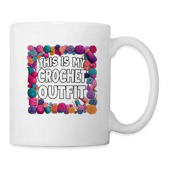 Déclaration de tenue au crochet - Mug blanc - blanc - Droite
