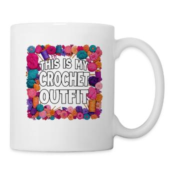 This is my crochet outfit - Mug - white - Right