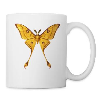 Comète Moth Argema mittrei Style Anime - Mug blanc - blanc - Droite