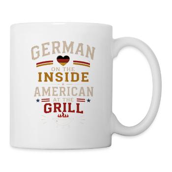 Halb Deutscher Halb Amerikaner Herkunft - Tasse - Weiß - Rechts