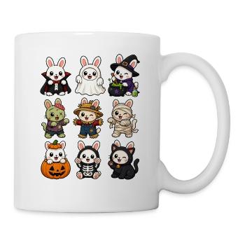 Halloween Bunnies, Cute - Mug - white - Right
